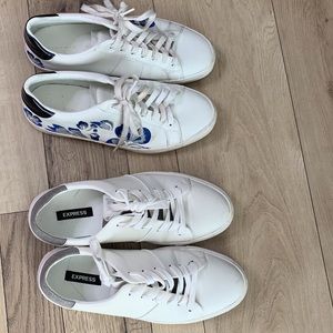 ‼️‼️Bundle White Zara and Express Casual Shoes‼️‼️